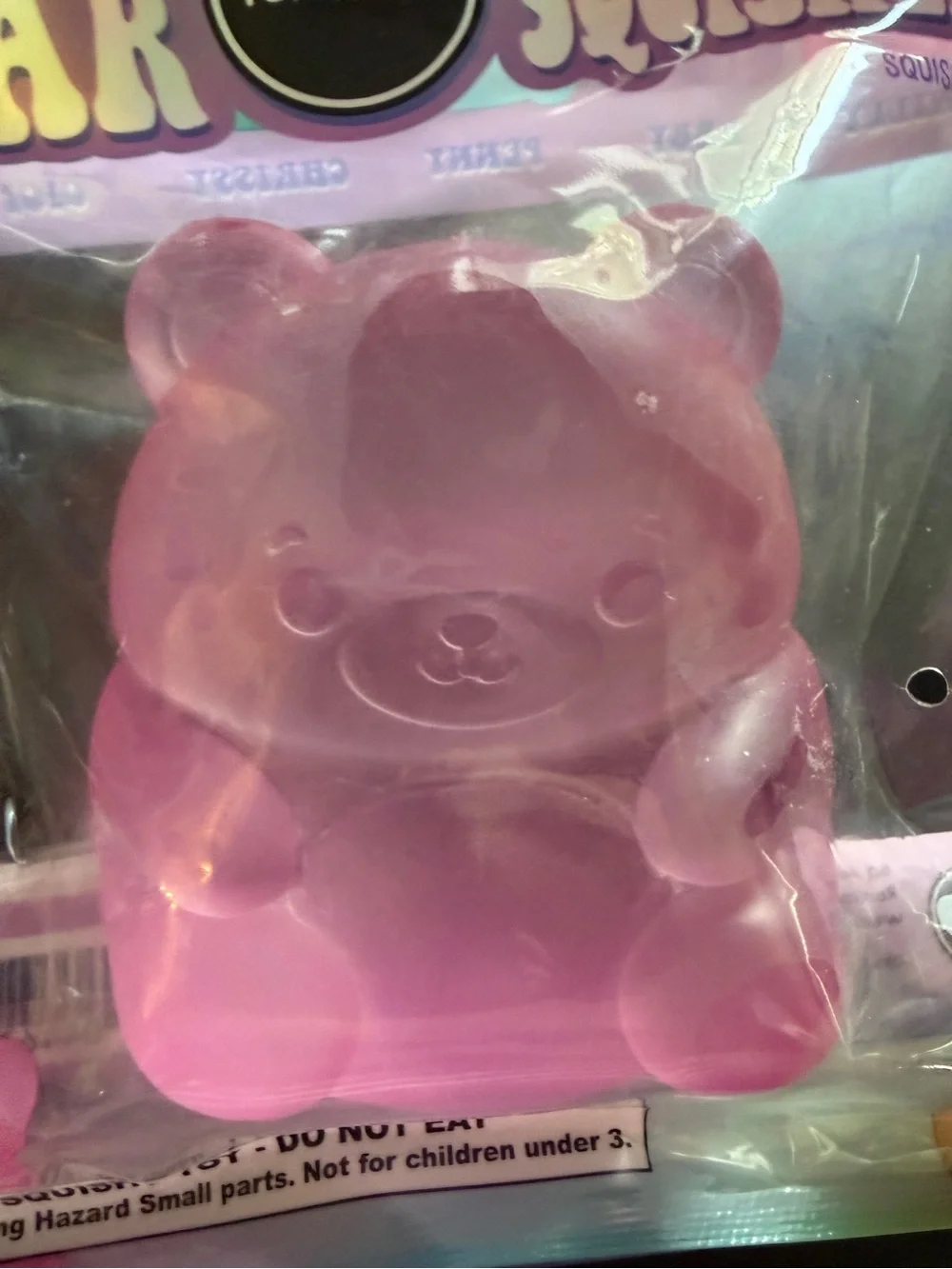 New Squishy Top Trenz Super Duper Sugar Squisher Penny the Pink Bear Toy 8+